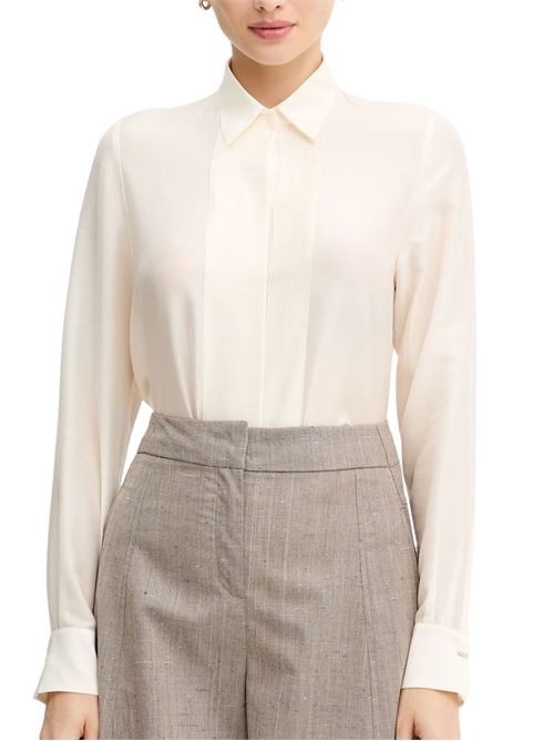 Camicia regular fit stile smoking Hugo Boss | 50548399118